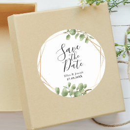 Adesivo Folha Botânica Colorida para Casamento Salve a Dat