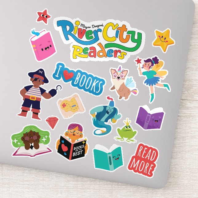 Adesivo Folha de Autocolantes da cidade do rio (Detalhe)