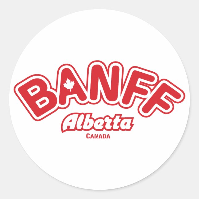 Adesivo Folha de Banff (Frente)