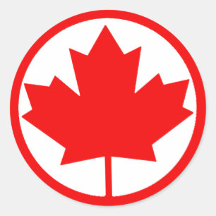 Adesivo Folha de Bordo Canadá
