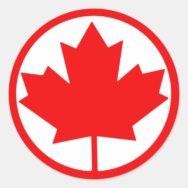 Adesivo Folha de Bordo Canadá      (Frente)