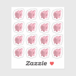 Adesivo Folha De Fazendas De Suínos De Porco