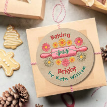 Folha de Holiday Baking Espessante floral brilhant