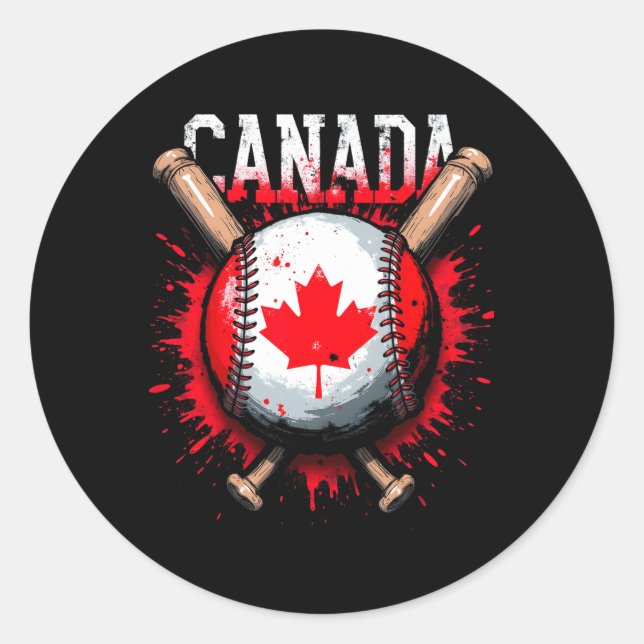 Adesivo Folha de Mapeamento do Canadá (Frente)