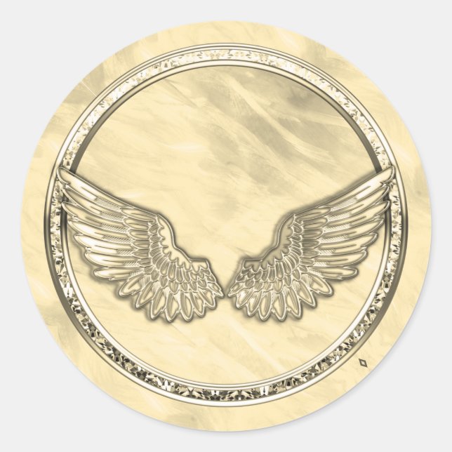 Adesivo Folha de Modelo de Vazio Dourada Texturizada (Frente)