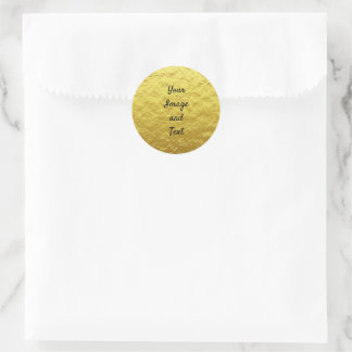 Adesivo Folha de ouro de luxo personalizada