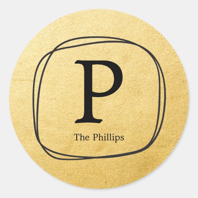 Adesivo Folha de Ouro e Paleta Preta Desenhada Quadro Favo (Frente)