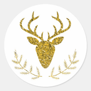 Adesivo Folha de Ouro Faux Texturizada Cabeça de Vestido 