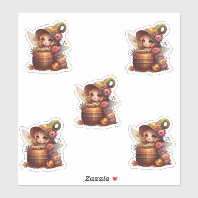 Adesivo Folha de outono, ai, conjunto de arte Personalizad (Folha)