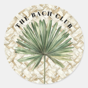 Adesivo Folha de Palma Tropical   Bach Club