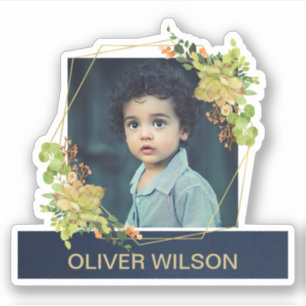 ADESIVO FOLHA DE PROVA DOURADO DA FOTO DA GRINALDA DA