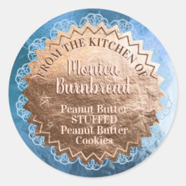 Adesivo Folha de rosa de ouro falsa da cozinha de