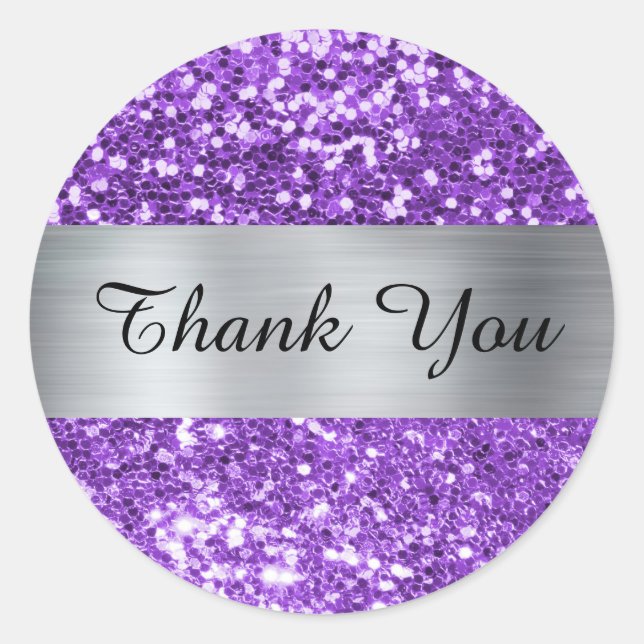 Adesivo Folha de Shimmer de Prata Roxo-Roxo (Frente)