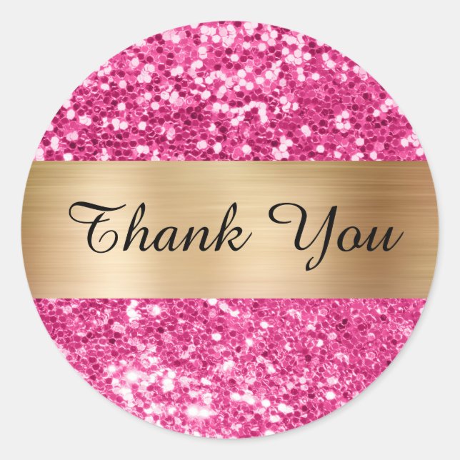 Adesivo Folha de Shimmer Dourada, Rosa-Quente-Cinza-Quente (Frente)