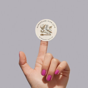 Adesivo Folha de Utensílios com Cozinhar de Vintage em tir