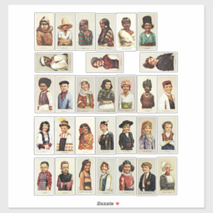 Adesivo Folha de viagem internacional para crianças