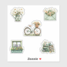 Folha de Vinheta das Flores de Mola