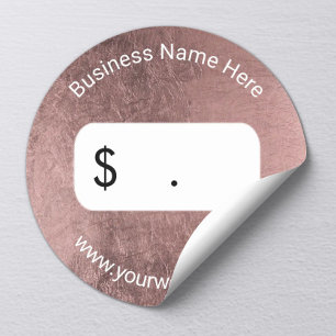 Adesivo Folha Dourado do rosa moderno do preço