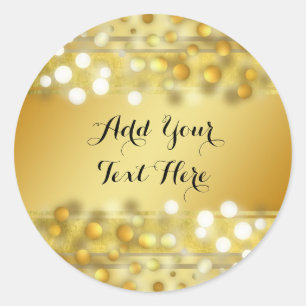 Adesivo Folha Ouro Folha de Folha Personalizar Confetti Cl