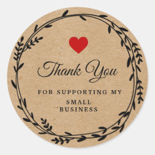 Adesivo folha redonda folhas Artesanato OBRIGADO