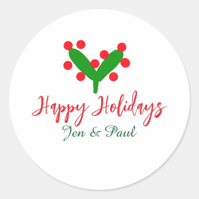 Adesivo Folha verde casal verde (Frente)