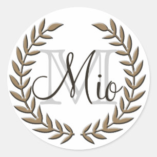 Adesivo Folha verde-oliva