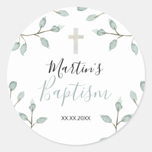 Adesivo folhagem aquarela