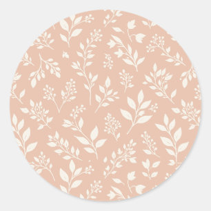 Adesivo Folhagem de Outono Neutra - Dourado Apricot