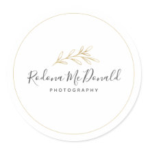 Folhagem Dourada moderna - Verde Profissional