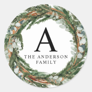 Adesivo Folhagem mínima moderna folhagem azul-de-inverno