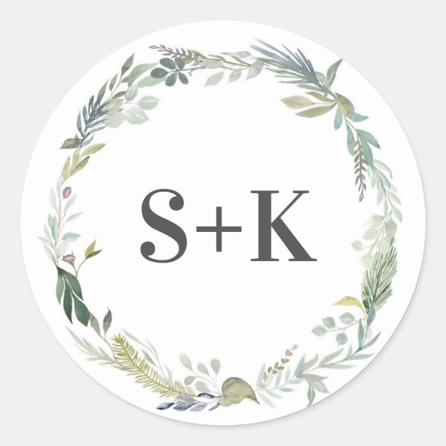 Adesivo Folhagem Verde Folhagem inicial (Frente)