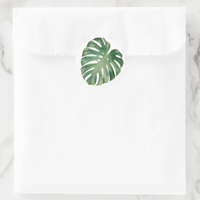 Adesivo Folhas de Monstera (Bolsa)