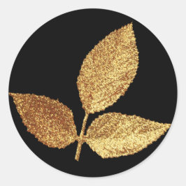 Adesivo Folhas de ouro