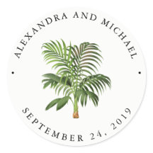 Folhas de Palma de Vintage Elegante | Casamento