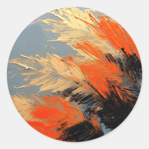 Adesivo Folhas de Palmeira – Movimento Tropical Abstrato