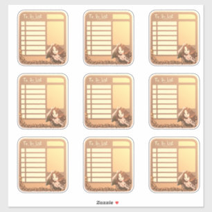 Adesivo Folhas de Seleção a Fazer Lista do Planejador