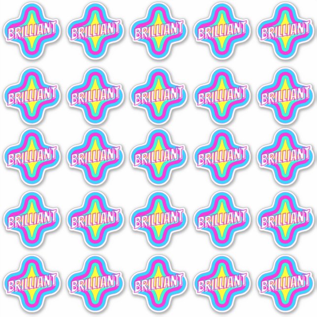 Adesivo Folhetos de comentário de um professor simpático e (Frente)