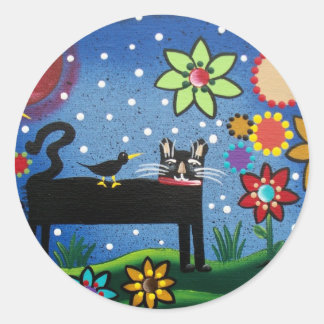 Adesivo Folk Art De Lori Everett Cat Com Atitude
