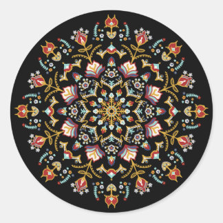 Adesivo Folk Art Floral Sticker