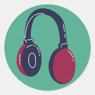 Adesivo Fones de ouvido
