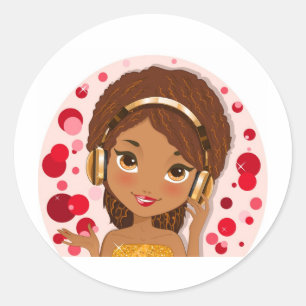 Adesivo fones de ouvido