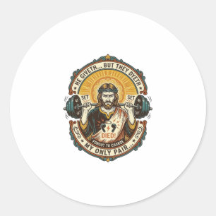 Adesivo Fones de ouvido Jesus Morto Conjunto Médio Silenci