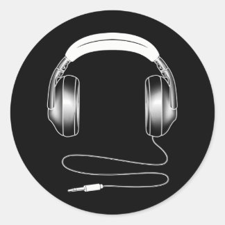 Adesivo Fones de ouvido legal DJ Music Artist Lover