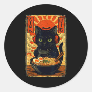 Adesivo Fones de Ouvido para Jogos de Gato Masculino Anime