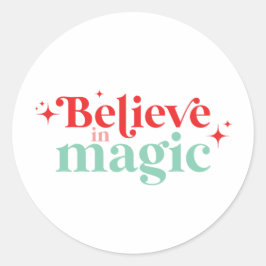 Adesivo Fonte boho Natal Retro Acredite na Magia