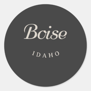Adesivo Fonte Branca de Boise Idaho