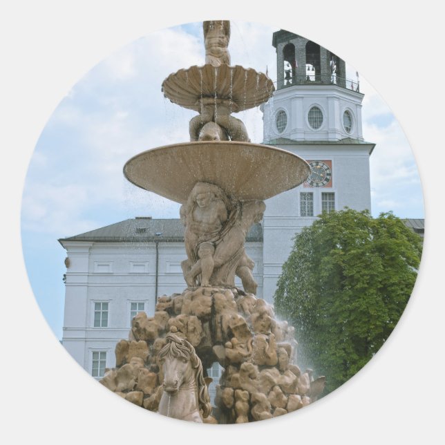Adesivo Fonte da Residência de Salzburgo (Frente)
