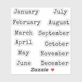 Adesivo Fonte de Letra Script Vintage para Cabeçalhos de P