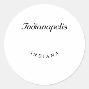 Adesivo Fonte Preta de Indianapolis Indiana