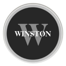 Fonte Serifada Preta e Branca Clássica Monogram